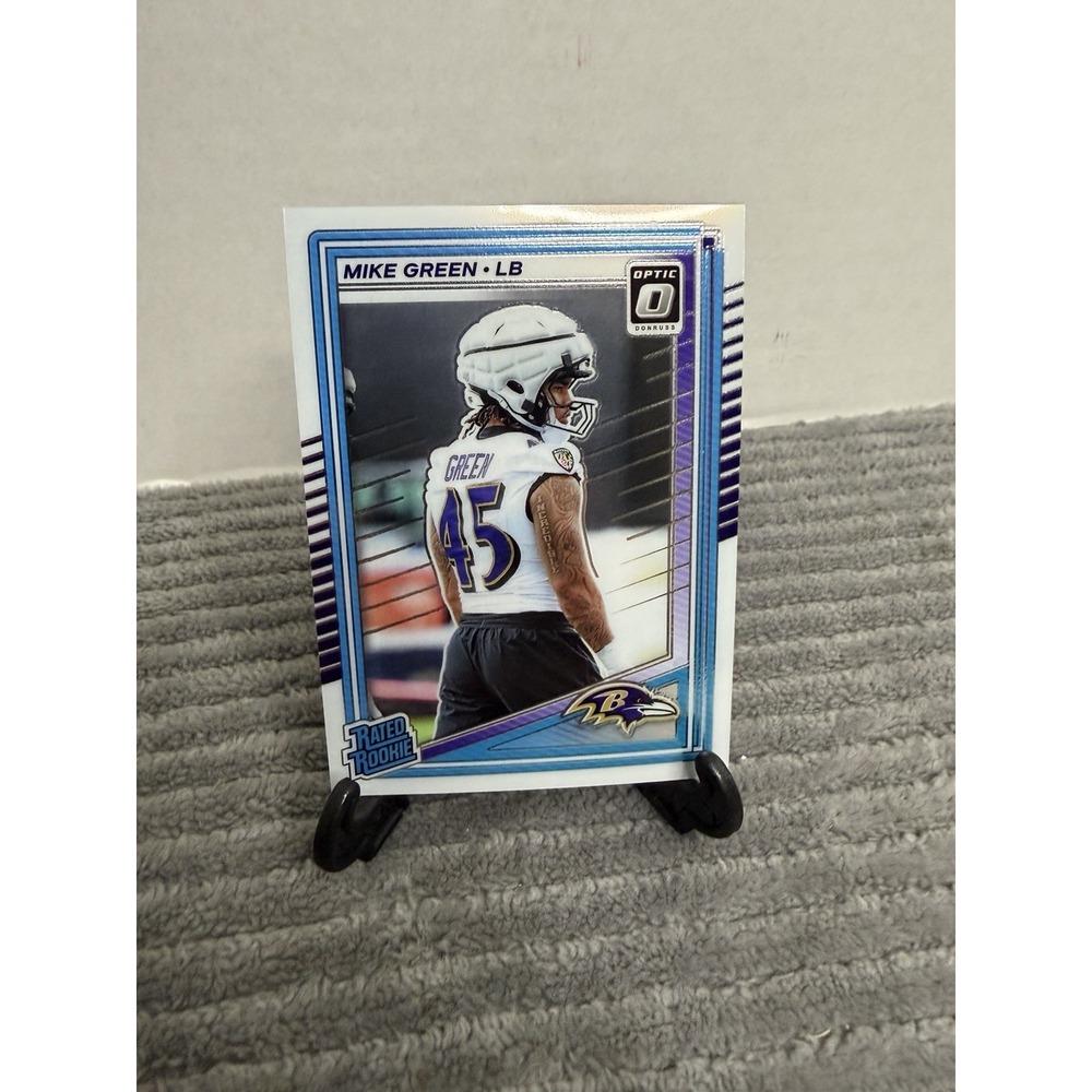 2025 Panini Donruss Optic Preview Mike Green Rated Rookie card. - Picture 2 of 4